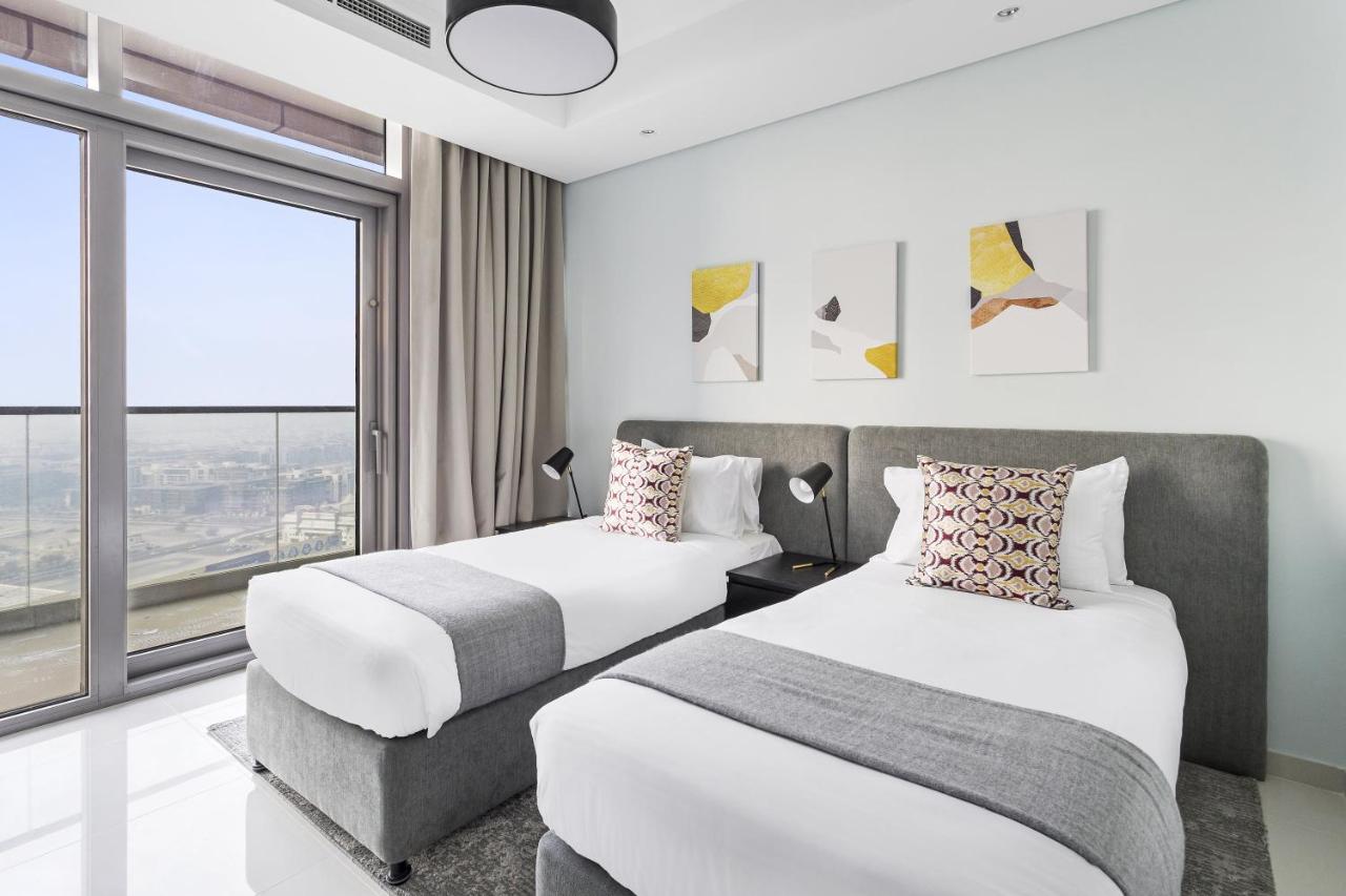 Aliving Luxury 2Br With Infinity Pool At Paramount Hotel Midtown Close To Dubai Mall & Burj Khalifa Екстериор снимка